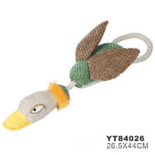 Pato de brinquedo de cachorro de pelúcia guinchado (YT84026)
